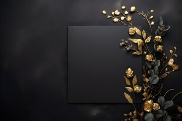 empty wedding card invitation generative AI
