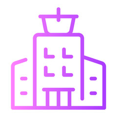 supermarket gradient icon