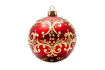  christmas ball isolated on transparent background