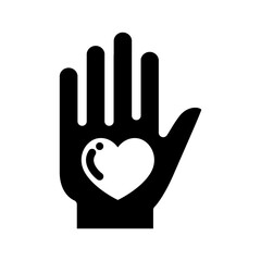 Charity, donation, volunteer icon