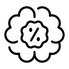 brain line icon