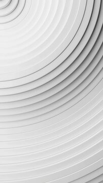 White background with curved design in the center. Vertical looped animation.