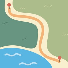 illustration of an background with circles