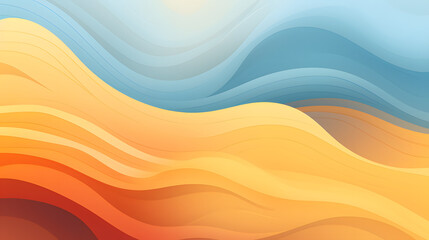 abstract background with red and blue waves 