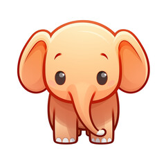 illustration of a cartoon elephant
