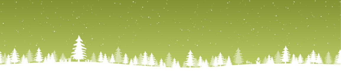 simple christmas background with typical elements