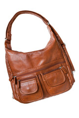 Leather bag isolated