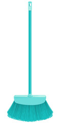 Balai &agrave; poils longs, bleu pour tout type de sol, poils souples. 