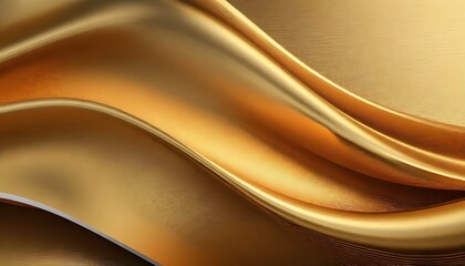 Gold Wave Background realistic abstract texture effect for your art brack 3Drender