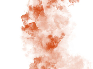 Red clouds 3d on a transparent background, used for various graphic elements.