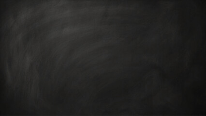 Dark black stone texture background. Chalk black board blackboard chalkboard background. Blank wide screen Real chalkboard background texture in college concept.  - obrazy, fototapety, plakaty
