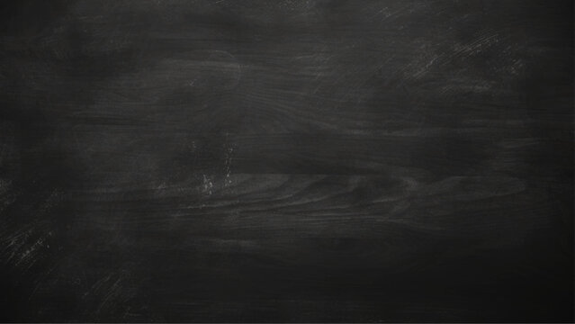 Dark black stone texture background. Chalk black board blackboard chalkboard background. Blank wide screen Real chalkboard background texture in college concept. 