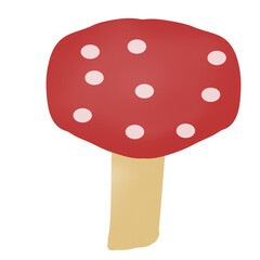 mushroom isolated on white