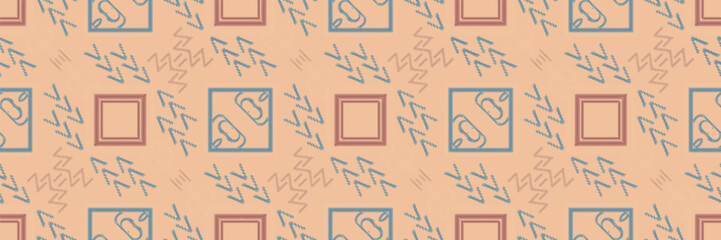 Ethnic abstract purple Seamless ikat pattern in tribal, folk embroidery, and Asia style. Aztec geometric art ornament print. Design for carpet, wallpaper, clothing, wrapping, fabric, cover.