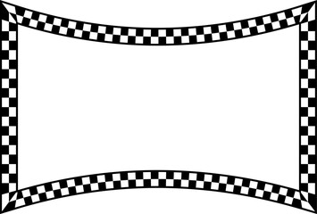 Rectangle shape Check pattern checkered vector vintage frames retro badge banners decorative frame elements art frames picture frames ornamental framing decoration ornamental silhouette black 