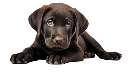 Obraz premium Labrador Retriever puppy AI generative 