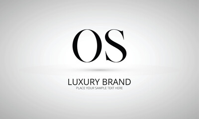 OS O os initial logo | initial based abstract modern minimal creative logo, vector template image. luxury logotype logo, real estate homie logo. typography logo. initials logo
