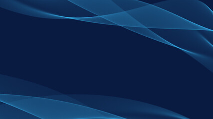 Line abstract blue background