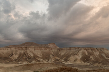 Sunrise over Israel's Judean desert