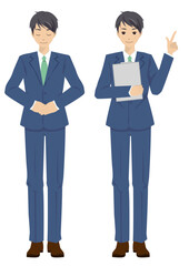 business man and woman