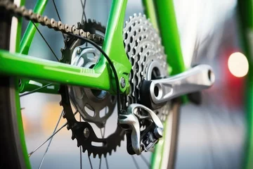 Poster Precision Engineering, Close-up of Bicycle Disc Brakes in Detail © pkproject