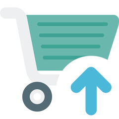 cart circle arrow up