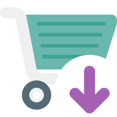 cart circle arrow down