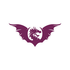 dragon fly logo icon