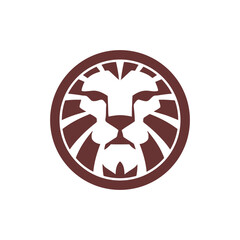 lion face logo icon
