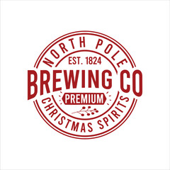 NORTH POLE EST. 1824 BREWING CO. PREMIUM CHRISTMAS SPIRITS

