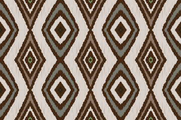 Traditional tribal or Modern native thai ikat pattern. Geometric ethnic background for pattern seamless design or wallpaper.