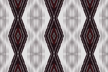 Papier Peint photo autocollant Style bohème Traditional tribal or Modern native thai ikat pattern. Geometric ethnic background for pattern seamless design or wallpaper.