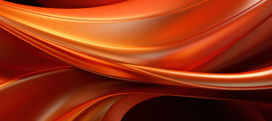 Bright Silk Texture with Orange and Bronze Hues