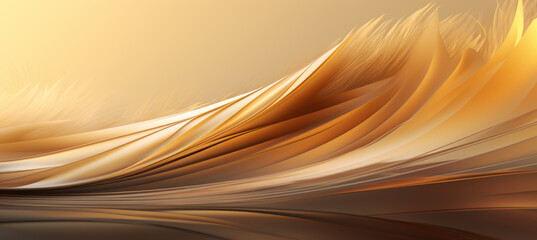 Golden Ray Slant - Abstract Textured Background