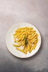 French fries on a plate