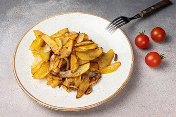 French fries on a plate