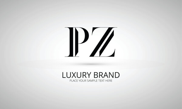 PZ P pz initial logo | initial based abstract modern minimal creative logo, vector template image. luxury logotype logo, real estate homie logo. typography logo. initials logo