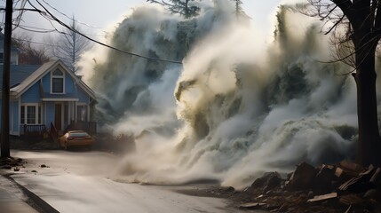 tsunami wave real