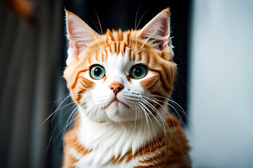 an adoravle cat. Generative AI