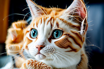 a cute cat. Generative AI