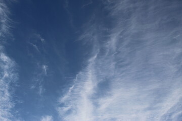 Blue sky and white clouds 