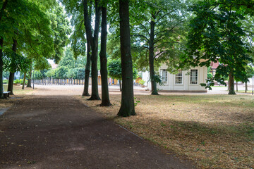 Kurpark und Arkaden in Bad Lauchstädt