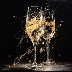 Effervescent Elegance: Capturing the Spirit of Champagne Sparkle