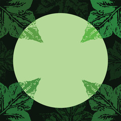 Green leaf background texture pattern 