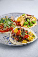 Nachos are a popular Mexican appetizer