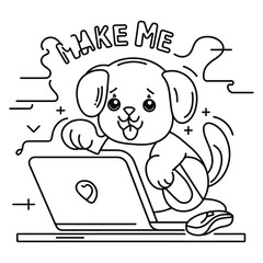 Cool vector animal character design