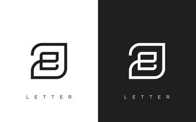 AE Letter Logo Design. Creative Modern AE logo icon vector Illustration.