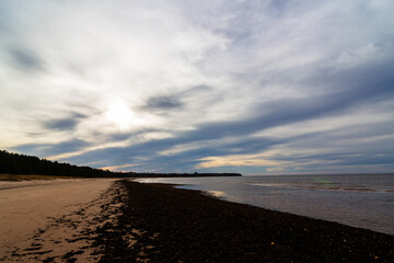 Sandy baltic beach 
