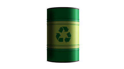 Recycling ecology reuse barrels transparent