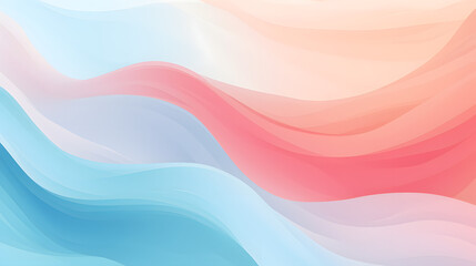 abstract background with pink and blue waves